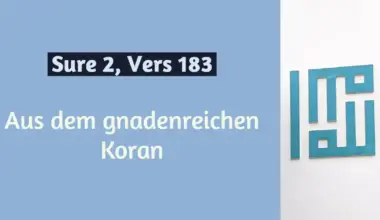 Koran; al-Baqara (Die Kuh), Sure 2 Vers 183