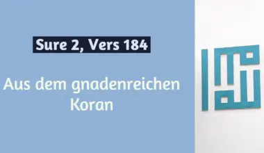 Koran; al-Baqara (Die Kuh); Sure 2 Vers 184