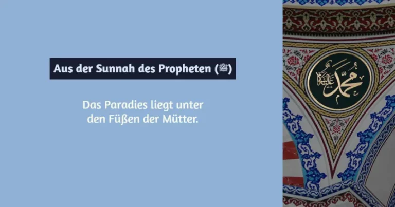 Die eigene Mutter ehren