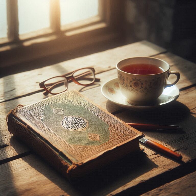Ein KI-generiertes Koran-Symbol-Bild. Genutzt wurde der Microsoft Designer.