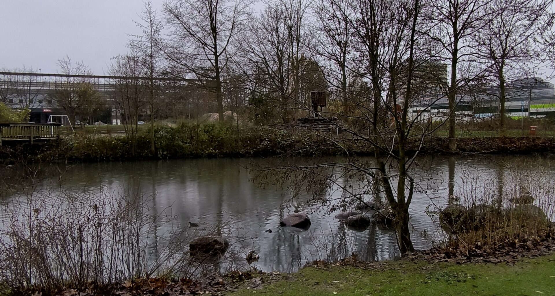 Huzur - Ententeich in Wilhelmsburg