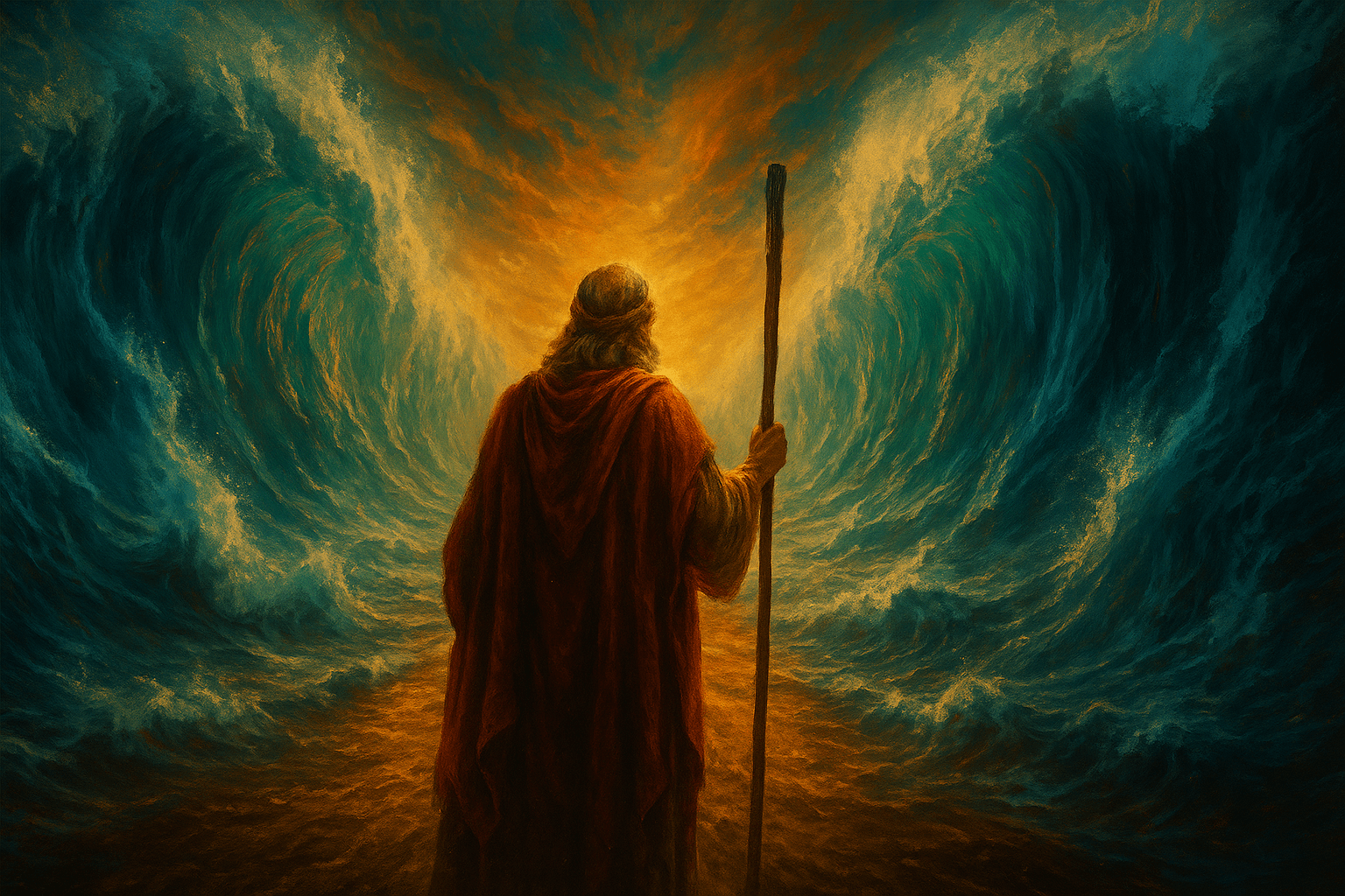 Glaube an die Propheten - Moses teilt das Meer