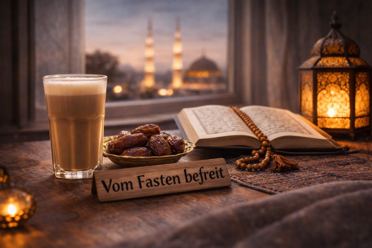 Vom Fasten befreit - Symbolbild erstellt mit ChatGPT