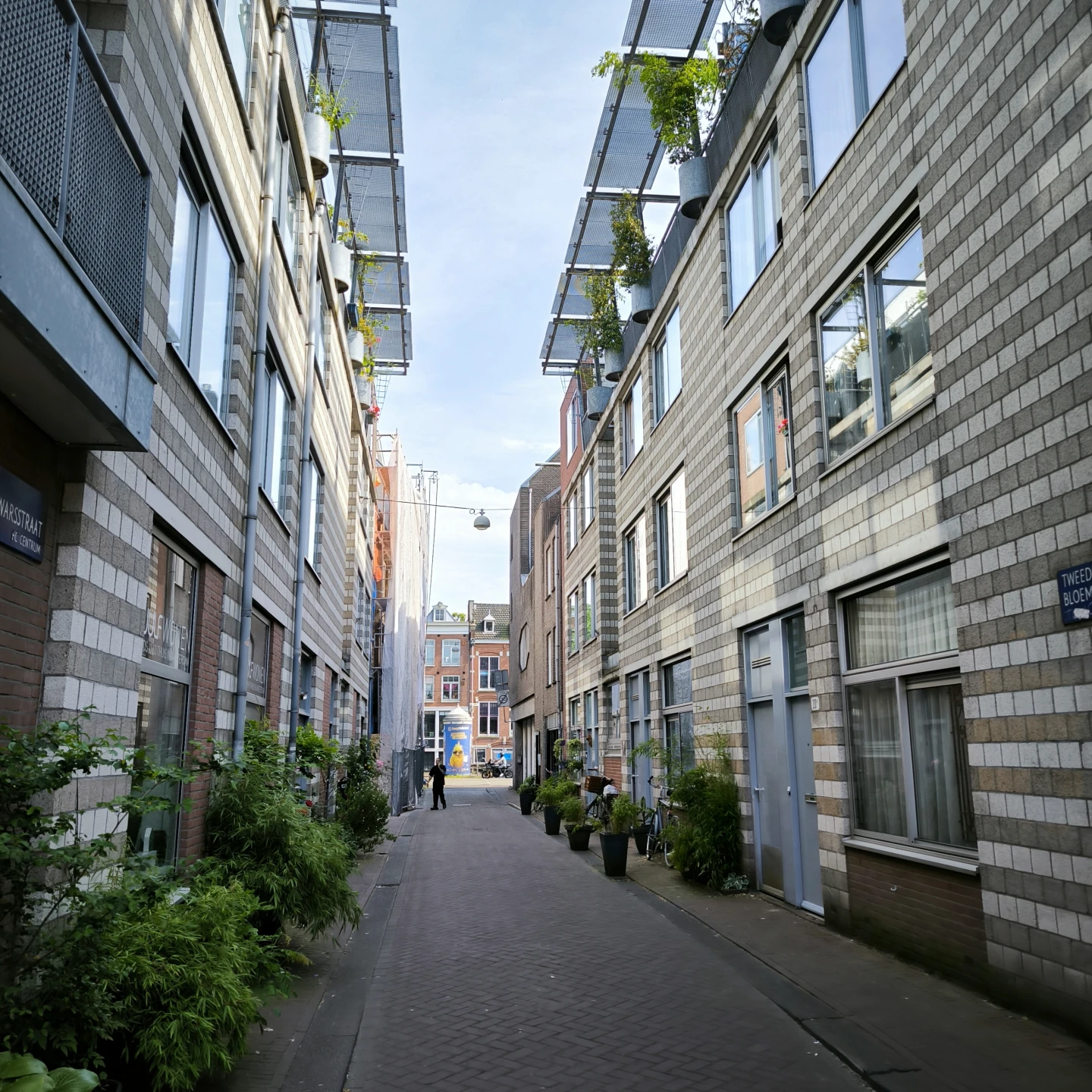 Straßenwinkel in Amsterdam