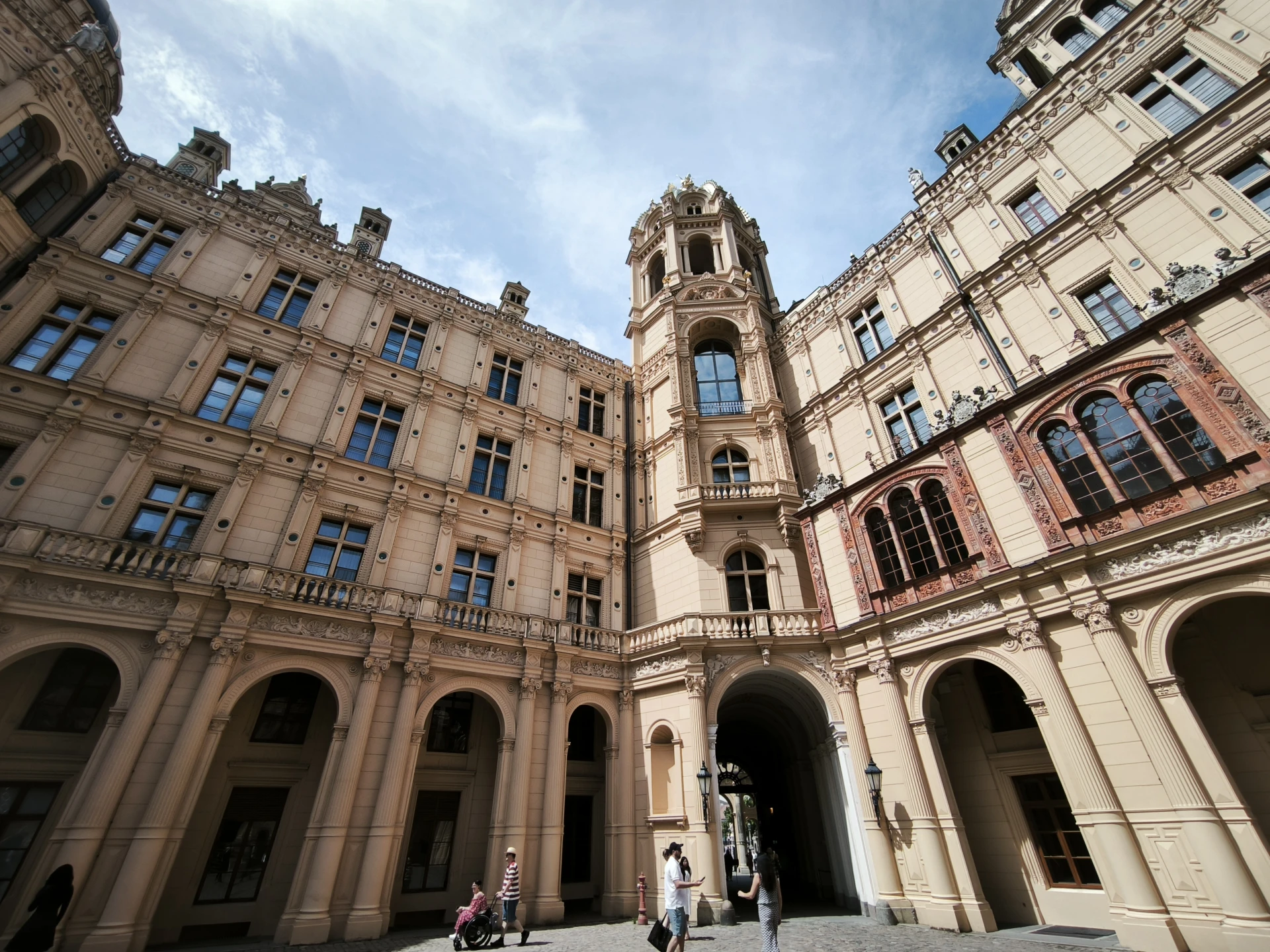 Innenhof Schloss Schwerin