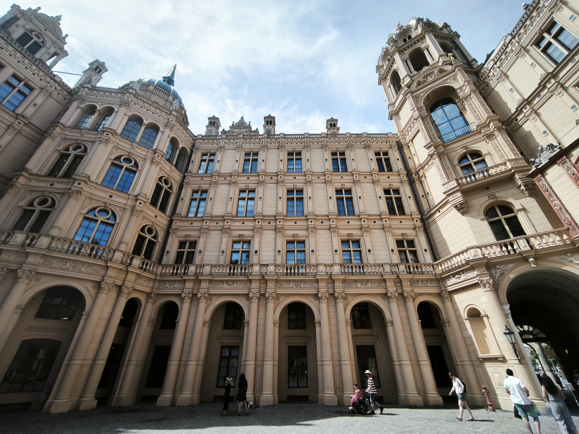 Innenhof Schloss Schwerin