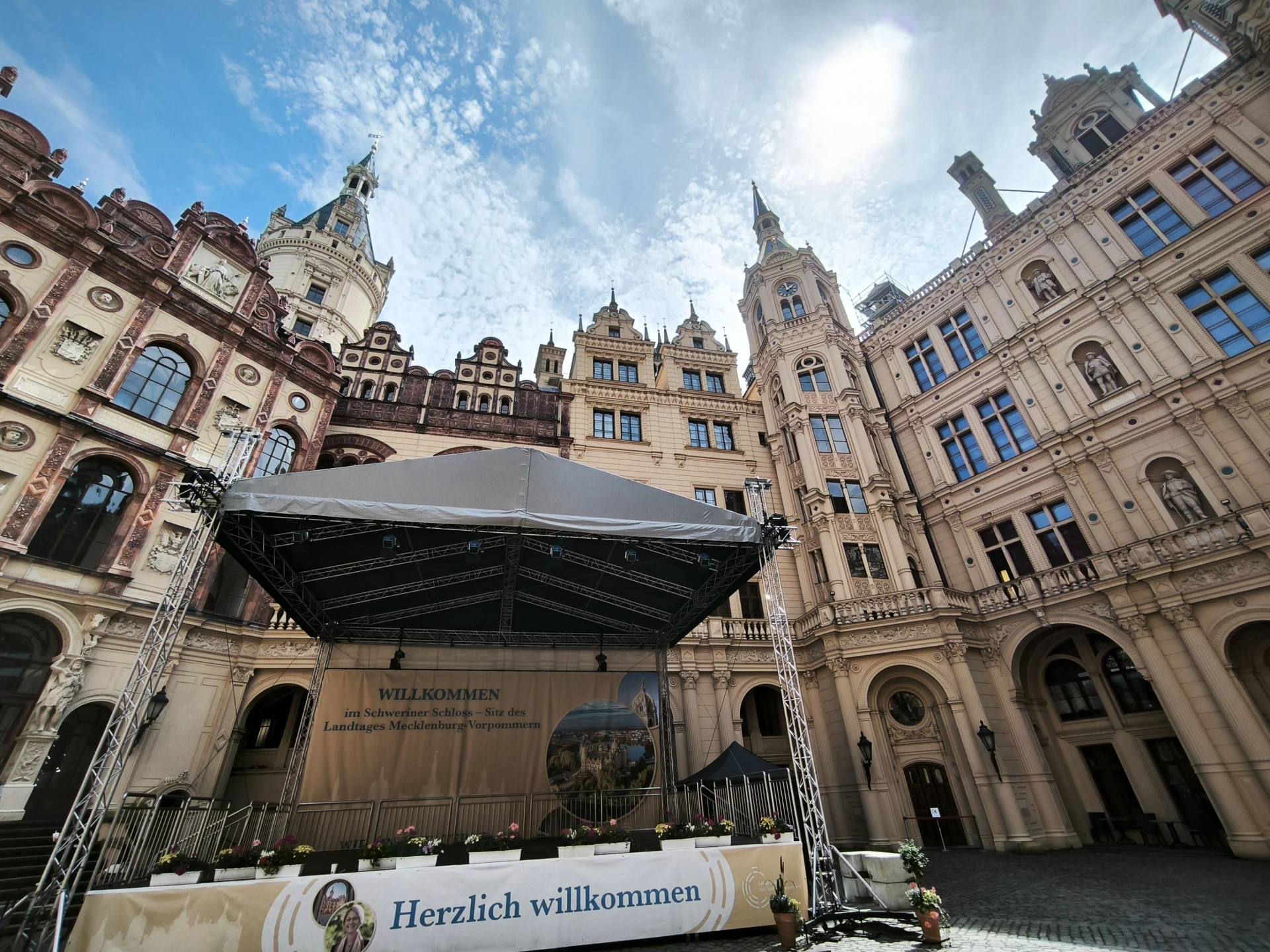 Innenhof Schloss Schwerin