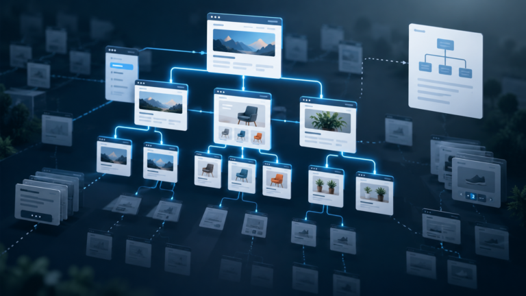 Eine Sitemap allein macht keine Websitearchitektur. - Bild mit ChatGPT erstellt.